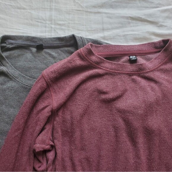 Uniqlo Long Sleeve Microfleece Set Size S - Picture 2 of 2